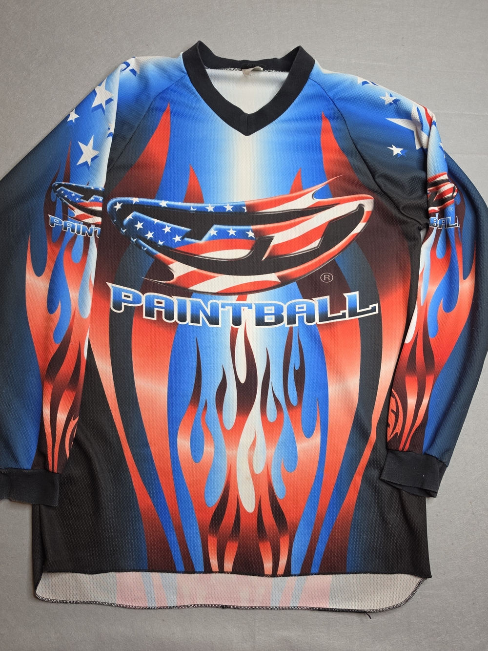 JT Racing Jersey Mens M Motocross BMX Bike Ringer Long Sleeve Shirt Paintball